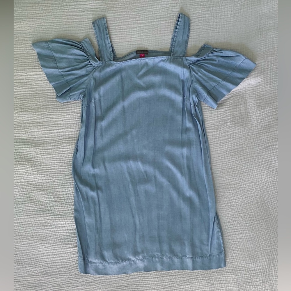 Vince Camuto Chambray Off-shoulder Dress (M)